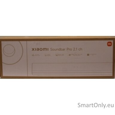 SALE OUT. Xiaomi Soundbar Pro 2.1 ch | Xiaomi Soundbar Pro 2.1 ch | Warranty 24 month(s) | 300 W | Bluetooth | Wireless connection | Black | DAMAGED PACKAGING, MISSING INNER PACKAGING. SCRATCHED AND DIRTY SALE OUT. Xiaomi Soundbar Pro 2.1 ch | Xiaomi Soundbar Pro 2.1 ch | Warranty 24 month(s) | 300 W | Bluetooth | Wireless connection | Black | DAMAGED PACKAGING, MISSING INNER PACKAGING. SCRATCHED AND DIRTY