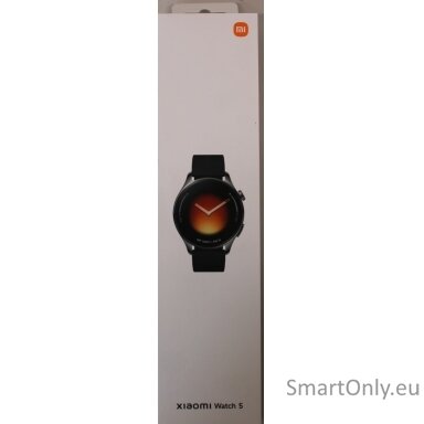SALE OUT. Xiaomi Watch 5, Black | SALE OUT. Xiaomi Watch 5 | Smart watch | AMOLED | 1.54" | Waterproof | Black | UNPACKED
