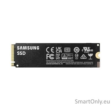 Samsung | 990 PRO | 1000 GB | SSD form factor M.2 2280 | Solid-state drive interface PCIe Gen4x4 | Read speed 7450 MB/s | Write speed 6900 MB/s