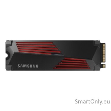 Samsung | 990 PRO with Heatsink | 2000 GB | SSD form factor M.2 2280 | Solid-state drive interface M.2 NVMe | Read speed 7450 MB/s | Write speed 6900 MB/s