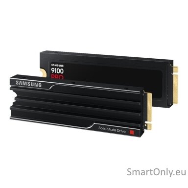 Samsung SSD | 9100 PRO With Heatsink | 8000 GB | SSD form factor M.2 2280 | Solid-state drive interface PCIe 5.0 x4, NVMe 2.0 | Read speed 14800 MB/s | Write speed 13400 MB/s