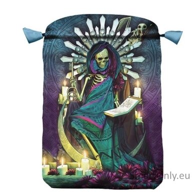 Santa Muerte satininis maišelis kortoms Lo Scarabeo
