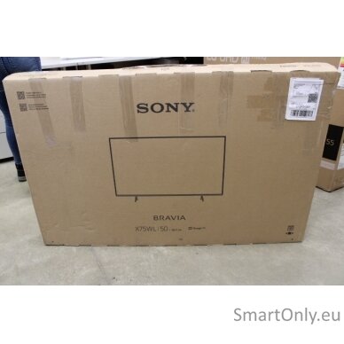 SALE OUT.  Sony KD50X75WL 50" (126cm) Android QFHD Black DAMAGED PACKAGING 1