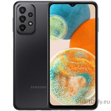 Samsung Galaxy  A23 5G (A236) Black, 6.6 ", PLS LCD, 1080 x 2408, Qualcomm SM6375, Snapdragon 695 5G (6 nm), Internal RAM 4 GB, 64 GB, Dual SIM, 5G, Main camera 50+5+2+2 MP, Secondary camera 8 MP, Android, 12, 5000  mAh