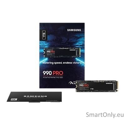 Samsung | 990 PRO | 1000 GB | SSD form factor M.2 2280 | Solid-state drive interface PCIe Gen4x4 | Read speed 7450 MB/s | Write speed 6900 MB/s 6 Samsung | 990 PRO | 1000 GB | SSD form factor M.2 2280 | Solid-state drive interface PCIe Gen4x4 | Read speed 7450 MB/s | Write speed 6900 MB/s 6