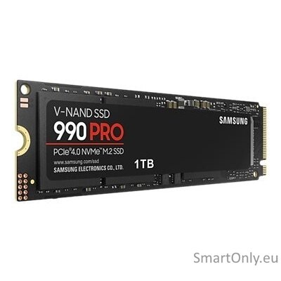 Samsung | 990 PRO | 1000 GB | SSD form factor M.2 2280 | Solid-state drive interface PCIe Gen4x4 | Read speed 7450 MB/s | Write speed 6900 MB/s 7