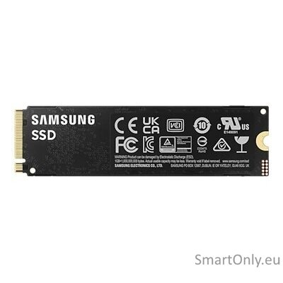 Samsung | 990 PRO | 1000 GB | SSD form factor M.2 2280 | Solid-state drive interface PCIe Gen4x4 | Read speed 7450 MB/s | Write speed 6900 MB/s 8
