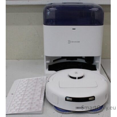 SALE OUT. Ecovacs DEEBOT mini Vacuum cleaner, Robot, Wet&Dry, ZeroTangle Technology, Agile Navigation, White/Blue + Auto-empty station | Ecovacs Robotic Vacuum Cleaner | DEEBOT mini BLUE | Wet&Dry | Li-ion | 3200 mAh | Dust capacity 1.8 L | 8000 Pa | Whit 6 SALE OUT. Ecovacs DEEBOT mini Vacuum cleaner, Robot, Wet&Dry, ZeroTangle Technology, Agile Navigation, White/Blue + Auto-empty station | Ecovacs Robotic Vacuum Cleaner | DEEBOT mini BLUE | Wet&Dry | Li-ion | 3200 mAh | Dust capacity 1.8 L | 8000 Pa | Whit 6