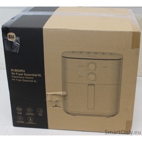 SALE OUT. Xiaomi Air Fryer Essential 6L EU | Xiaomi | Air Fryer EU | Essential | 1550 W | 6 L | White | DAMAGED PACKAGING, CRACKED PLASTIC (TOP) SALE OUT. Xiaomi Air Fryer Essential 6L EU | Xiaomi | Air Fryer EU | Essential | 1550 W | 6 L | White | DAMAGED PACKAGING, CRACKED PLASTIC (TOP)