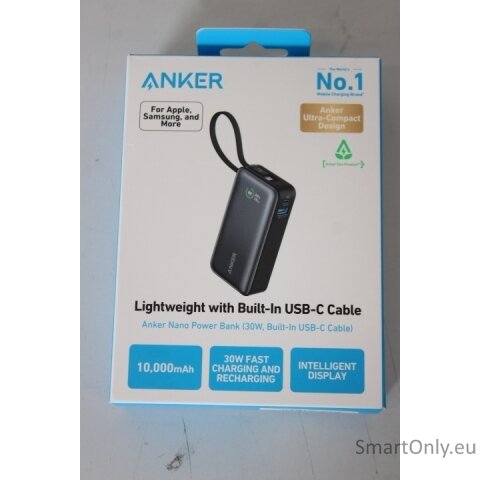 SALE OUT. Anker 545 Nano Power Bank | A1259G11 | 10000 mAh | Black | DEMO