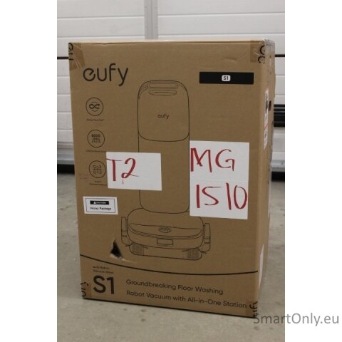 SALE OUT. Anker Eufy Robot Vacuum Cleaner Omni S1 | Anker Eufy Robot Vacuum Cleaner with All-in-One Station | Omni S1 | Wet&Dry | Operating time (max) 216 min | 4600 mAh | 8000 Pa | Gray | DAMAGED PACKAGING SALE OUT. Anker Eufy Robot Vacuum Cleaner Omni S1 | Anker Eufy Robot Vacuum Cleaner with All-in-One Station | Omni S1 | Wet&Dry | Operating time (max) 216 min | 4600 mAh | 8000 Pa | Gray | DAMAGED PACKAGING