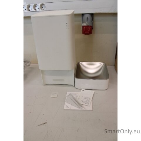SALE OUT. Xiaomi | Smart Pet Food Feeder EU | Capacity 3.6 L | White | USED, SCRATCHED,NO MANUAL,NO POWER CORD 1 SALE OUT. Xiaomi | Smart Pet Food Feeder EU | Capacity 3.6 L | White | USED, SCRATCHED,NO MANUAL,NO POWER CORD 1