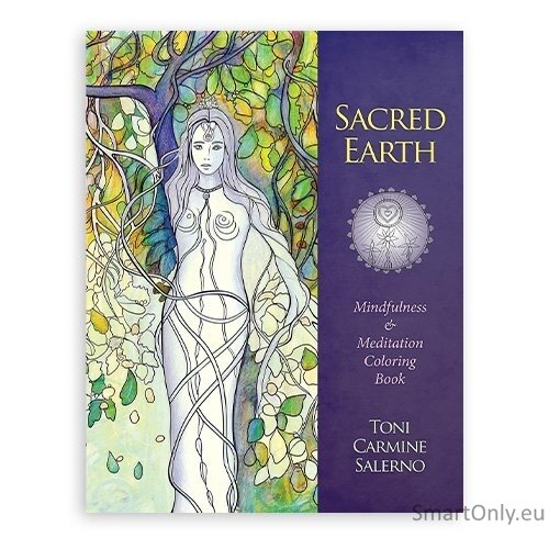 Sacred Earth Mindfulness & Meditation Spalvinimo knyga Blue Angel Sacred Earth Mindfulness & Meditation Spalvinimo knyga Blue Angel