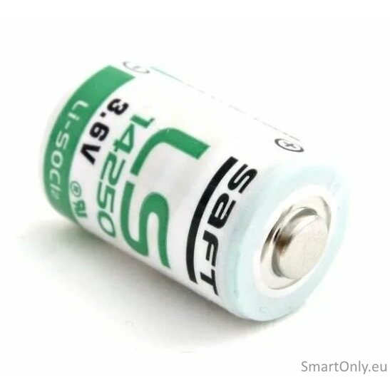 Saft LS14250 CR1/2 AA 3,6V 1200mAh ličio baterija 1 vnt. 1 Saft LS14250 CR1/2 AA 3,6V 1200mAh ličio baterija 1 vnt. 1