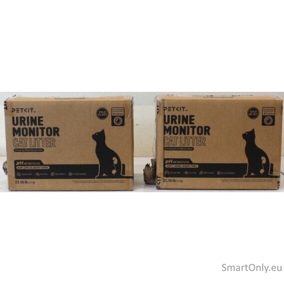 SALE OUT. | PETKIT Urine Monitor Cat Litter, 4 bags | DAMAGED PACKAGING, MISSING 1 BAG SALE OUT. | PETKIT Urine Monitor Cat Litter, 4 bags | DAMAGED PACKAGING, MISSING 1 BAG