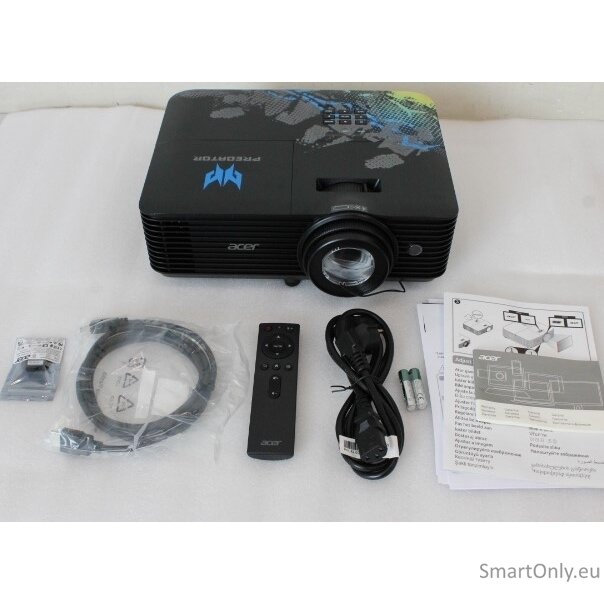 SALE OUT. Acer PREDATOR GM712 Projector, DLP, 4K UHD, 4000lm, 20000/1, HDMI, Black | SALE OUT. Acer | PREDATOR GM712 | 4K UHD (3840 x 2160) | 3600 ANSI lumens | Black | USED 1