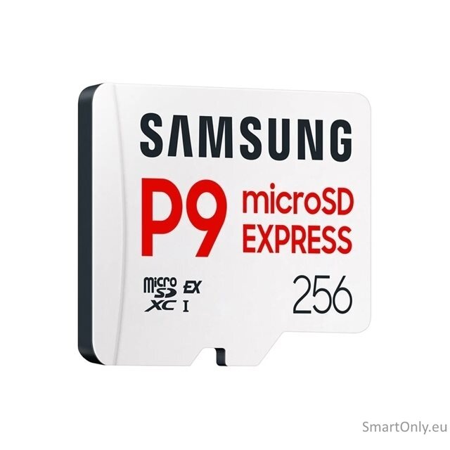 Samsung P9 Express | MicroSD Card | 256 GB | microSDXC | Flash memory class U3, V30, A1 3 Samsung P9 Express | MicroSD Card | 256 GB | microSDXC | Flash memory class U3, V30, A1 3