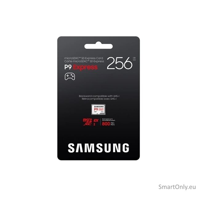 Samsung P9 Express | MicroSD Card | 256 GB | microSDXC | Flash memory class U3, V30, A1 4