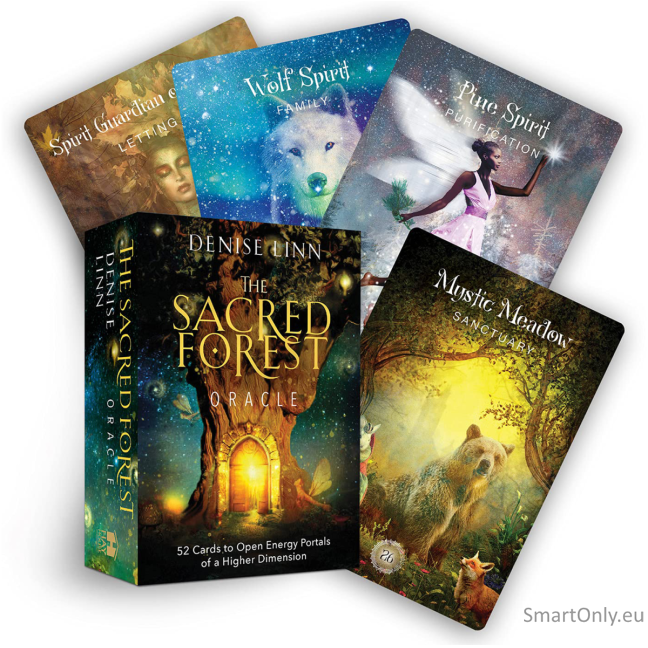 Sacred Forest Oracle kortos Hay House Sacred Forest Oracle kortos Hay House