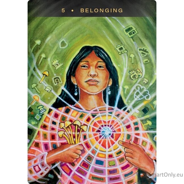 Sacred Mushroom Oracle kortos Hay House 2