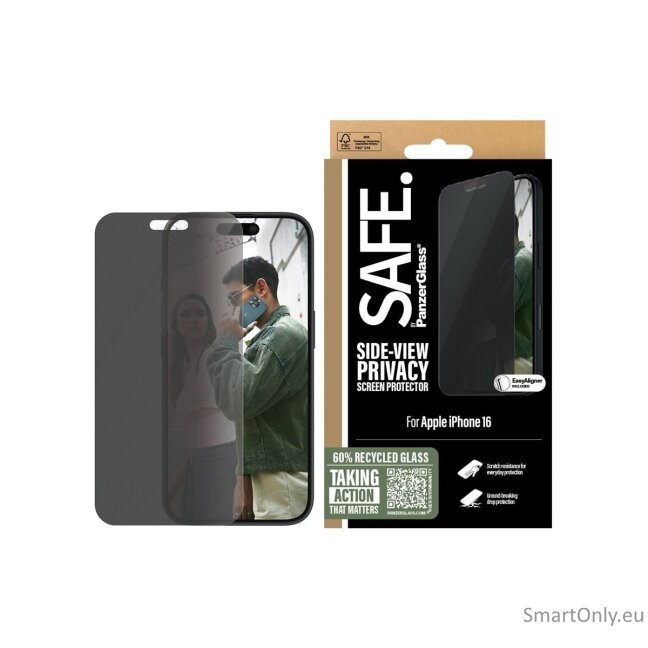 SAFE by PanzerGlass Privacy Screen Protector iPhone 16 | Ultra-Wide Fit | PanzerGlass 2 SAFE by PanzerGlass Privacy Screen Protector iPhone 16 | Ultra-Wide Fit | PanzerGlass 2