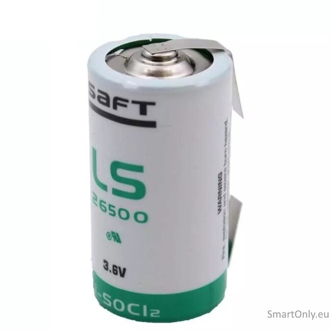 Saft LS26500 U-Lötfahne 3.6V 7700mAh ličio baterija 1 vnt. Saft LS26500 U-Lötfahne 3.6V 7700mAh ličio baterija 1 vnt.