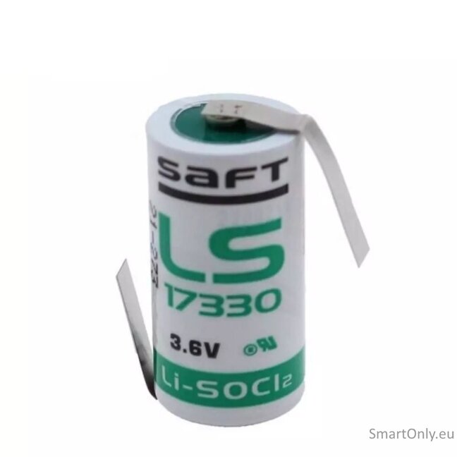 Saft Z-Lötfahne LS17330 2/3A 2100 ličio baterija 1 vnt. Saft Z-Lötfahne LS17330 2/3A 2100 ličio baterija 1 vnt.