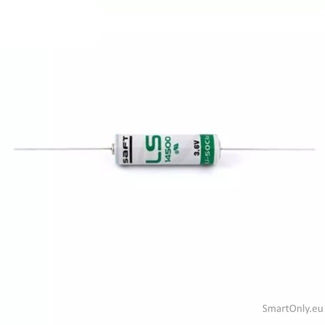 SaftLS14500 AA 3,6V 2600mAh mit Axialdraht ličio baterija 1 vnt. 1 SaftLS14500 AA 3,6V 2600mAh mit Axialdraht ličio baterija 1 vnt. 1