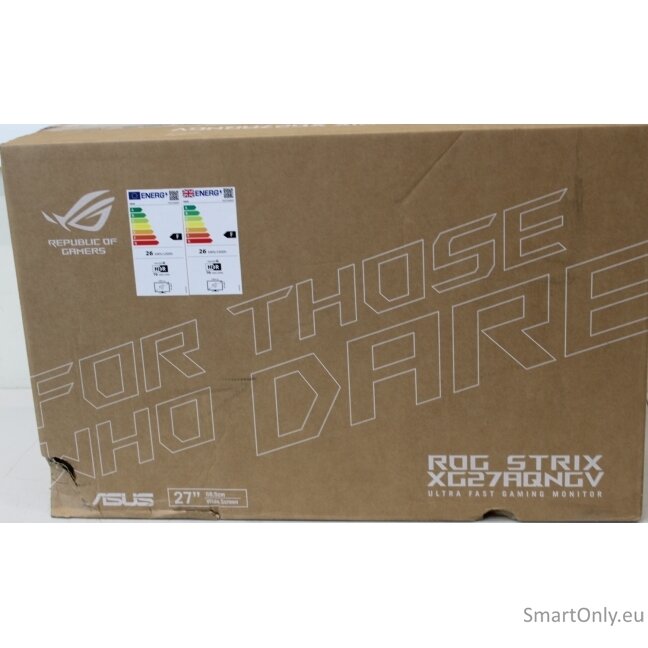 SALE OUT. | Asus | ROG Strix Pulsar XG27AQNGV | 27 " | Ultrafast IPS | 16:9 | 360 Hz | 1 ms | 2560 x 1440 pixels | 400 cd/m² | HDMI ports quantity 2 | Warranty 36 month(s) | DAMAGED PACKAGING SALE OUT. | Asus | ROG Strix Pulsar XG27AQNGV | 27 " | Ultrafast IPS | 16:9 | 360 Hz | 1 ms | 2560 x 1440 pixels | 400 cd/m² | HDMI ports quantity 2 | Warranty 36 month(s) | DAMAGED PACKAGING
