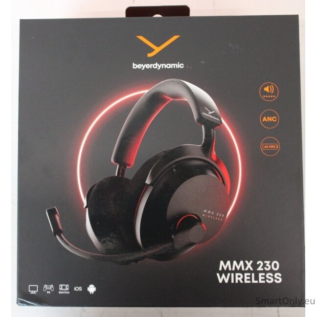 SALE OUT. Beyerdynamic MMX 230 Black Bluetooth ANC Headphones, Wireless | SALE OUT. Headphones | MMX 230 | Bluetooth | Over-Ear | Microphone | Black | Noise canceling | DEMO, MISSING USB ADAPTER | Warranty 24 month(s) | Wireless SALE OUT. Beyerdynamic MMX 230 Black Bluetooth ANC Headphones, Wireless | SALE OUT. Headphones | MMX 230 | Bluetooth | Over-Ear | Microphone | Black | Noise canceling | DEMO, MISSING USB ADAPTER | Warranty 24 month(s) | Wireless