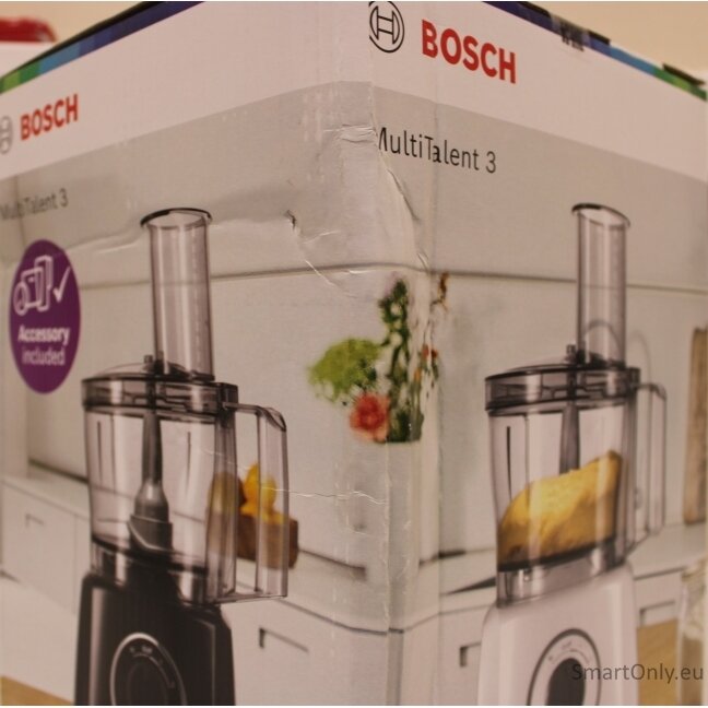 SALE OUT. | Bosch | Kitchen machine Multi Talent 3 | MCM3110W | 800 W | Number of speeds 2 | Bowl capacity 2,3 L | White | DAMAGED PACKAGING 1