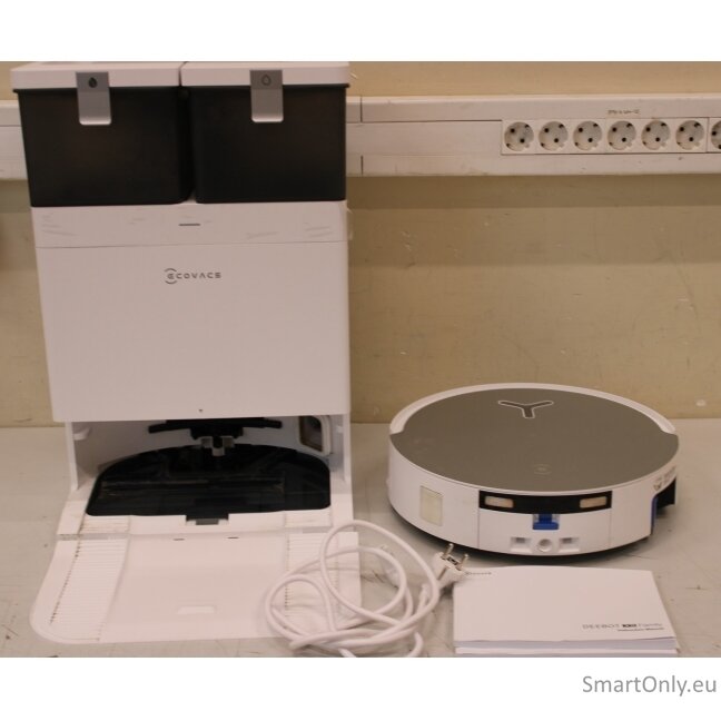 SALE OUT. Ecovacs DEEBOT X8 OMNI Vacuum cleaner, Robot, Wet&Dry, 18000Pa, TruEdge 2.0, AIVI 3D 3.0, YIKO-GPT, White+Auto-empty station | Ecovacs | Robotic Vacuum Cleaner | DEEBOT X8 OMNI | Wet&Dry | Lithium-Ion | 5200 mAh | Dust capacity 0.22 L | 17000 Pa 3 SALE OUT. Ecovacs DEEBOT X8 OMNI Vacuum cleaner, Robot, Wet&Dry, 18000Pa, TruEdge 2.0, AIVI 3D 3.0, YIKO-GPT, White+Auto-empty station | Ecovacs | Robotic Vacuum Cleaner | DEEBOT X8 OMNI | Wet&Dry | Lithium-Ion | 5200 mAh | Dust capacity 0.22 L | 17000 Pa 3