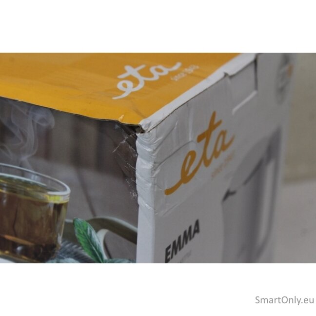 SALE OUT. ETA ETA559590010 Emma Electric kettle, 1.5 L, White | SALE OUT. | ETA Kettle | ETA559590010 Emma | Electric | 2200 W | 1.5 L | Stainless steel | 360° rotational base | White | DAMAGED PACKAGING 2