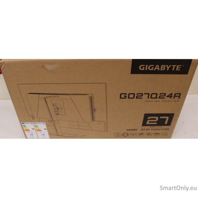 SALE OUT. GIGABYTE MONITOR 27" QHD GO27Q24A EK | SALE OUT. | Gigabyte GO27Q24A EK | 27 " | QD‑OLED | QHD | 240 Hz | 0.03 ms | 2560 x 1440 pixels | 400 cd/m² | HDMI ports quantity 2 | DAMAGED PACKAGING, UNPACKED SALE OUT. GIGABYTE MONITOR 27" QHD GO27Q24A EK | SALE OUT. | Gigabyte GO27Q24A EK | 27 " | QD‑OLED | QHD | 240 Hz | 0.03 ms | 2560 x 1440 pixels | 400 cd/m² | HDMI ports quantity 2 | DAMAGED PACKAGING, UNPACKED
