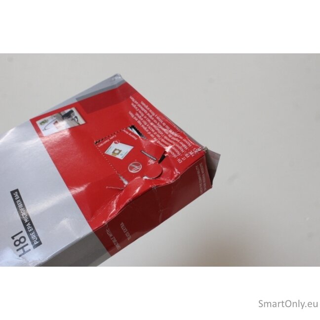 SALE OUT. | Hoover Pure Epa microfiber Vacuum cleaner bags | H81, | White | DAMAGED PACKAGING 2 SALE OUT. | Hoover Pure Epa microfiber Vacuum cleaner bags | H81, | White | DAMAGED PACKAGING 2