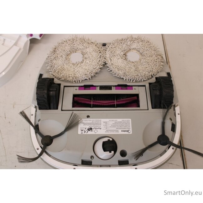 SALE OUT. Midea V12 Robot Vacuum Cleaner, White | Midea | Robot Vacuum Cleaner | V12 | Wet&Dry | 5200 mAh | Dust capacity 3 L | 5000 Pa | White | Battery warranty 20 month(s) | DAMAGED PACKAGING AND PAINT, MISSING INNER PACKAGING, SCRATCHED, DIRTY | 24 mo 7