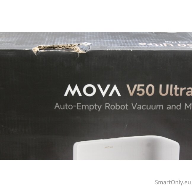 SALE OUT. MOVA V50 Ultra Robot Vacuum, White | MOVA Robot Vacuum | V50 Ultra | Wet&Dry | 6400 mAh | Dust capacity 3.2 L | 24000 Pa | White | DAMAGED PACKAGING | 34 month(s) 5 SALE OUT. MOVA V50 Ultra Robot Vacuum, White | MOVA Robot Vacuum | V50 Ultra | Wet&Dry | 6400 mAh | Dust capacity 3.2 L | 24000 Pa | White | DAMAGED PACKAGING | 34 month(s) 5