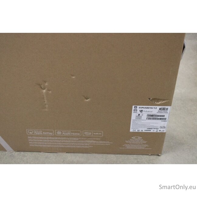 SALE OUT. Philips 55PUS8010/12 55" (139cm) LED 4K Ambilight TV | Philips 55PUS8010/12 | 55 | Smart TV | TITAN OS | UHD | Black | DAMAGED PACKAGING 3 SALE OUT. Philips 55PUS8010/12 55" (139cm) LED 4K Ambilight TV | Philips 55PUS8010/12 | 55 | Smart TV | TITAN OS | UHD | Black | DAMAGED PACKAGING 3