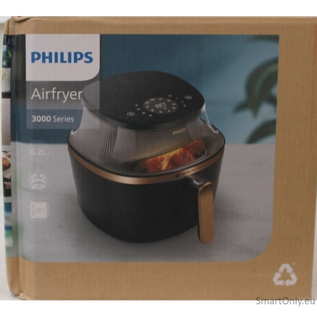 SALE OUT. Philips NA332/00 3000 series Airfryer, 6.2 L, Black | Philips Airfryer | NA332/00 3000 Series | Power 1700 W | Capacity 6.2 L | DAMAGED PACKAGING SALE OUT. Philips NA332/00 3000 series Airfryer, 6.2 L, Black | Philips Airfryer | NA332/00 3000 Series | Power 1700 W | Capacity 6.2 L | DAMAGED PACKAGING