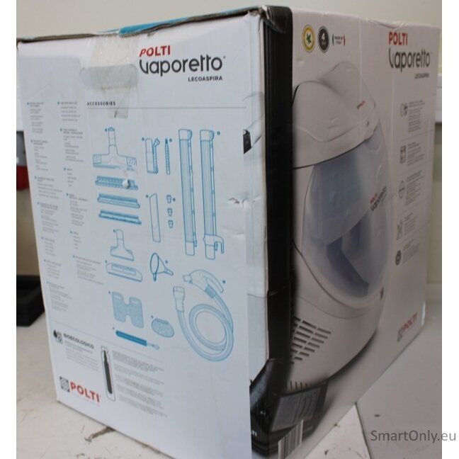 SALE OUT. Polti | Steam-Vacuum cleaner | Vaporetto Lecoaspira FAV30 | Power 1350 W | Steam pressure 4 bar | Water tank capacity 1.1 L | White | DAMAGFED PACKAGING,UNPACKED