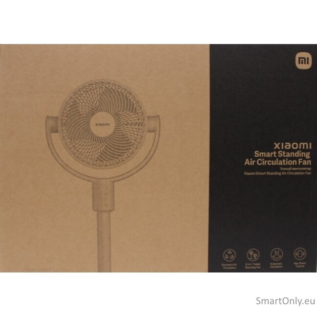 SALE OUT. Smart Standing Air Circulation Fan EU | Stand Fan | Diameter 32 cm | Number of speeds 100 | Oscillation | White | DEMO