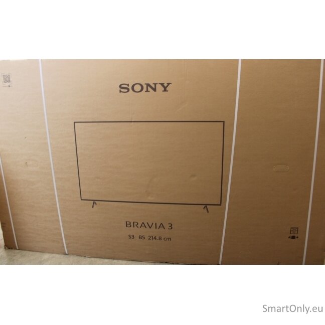SALE OUT. Sony K85S35BP Bravia 3 85" (215cm) 4K Ultra HD Smart Google D-LED TV | SALE OUT. Sony | TV | K85S35BP Bravia 3 | 85 | Smart TV | Google TV | 4K UHD | DAMAGED PACKAGING 2