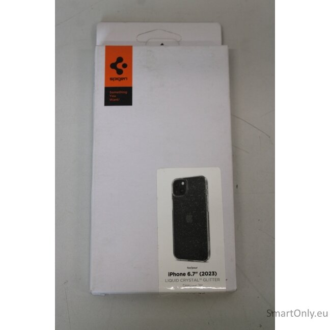 SALE OUT. Spigen Liquid Crystal Glitter | Back cover | Apple | iPhone 15 Plus/14 Plus | DIRTY PACKAGING