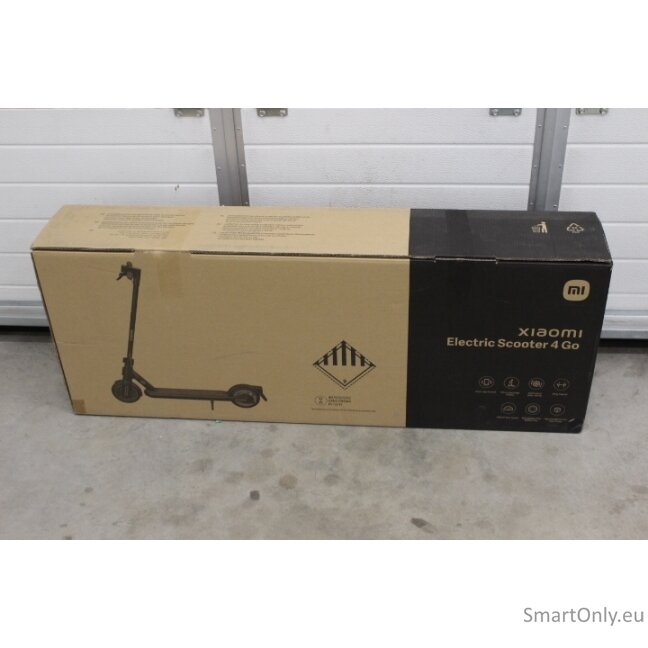 SALE OUT. Xiaomi Electric Scooter 4 Go EU | Xiaomi Electric Scooter 4 Go EU | 250 W | 20 km/h | 8.1 " | 3 month(s) | Black/Orange | USED