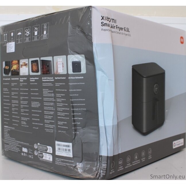 SALE OUT. | Xiaomi | Smart Air Fryer (EU) | BHR7357EU | Capacity 6.5 L | Power 1800 W | Black | DAMAGED PACKAGING | 24 month(s) 1 SALE OUT. | Xiaomi | Smart Air Fryer (EU) | BHR7357EU | Capacity 6.5 L | Power 1800 W | Black | DAMAGED PACKAGING | 24 month(s) 1