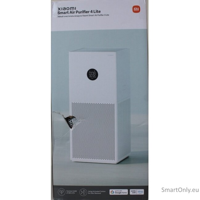 SALE OUT. Xiaomi Smart Air Purifier 4 Lite EU | Xiaomi | Smart Air Purifier | 4 Lite EU | 33 W | Suitable for rooms up to 25–43 m² | White | DAMAGED PACKAGING