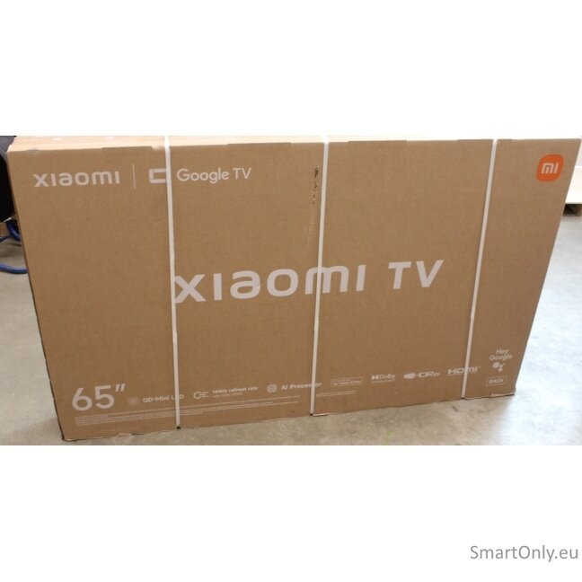 SALE OUT. Xiaomi TV S Pro Mini LED 65 2026 4K UHD (3840 x 2160) | SALE OUT. | TV | S Pro Mini LED 65 2026 | Xiaomi 65 | Smart TV | Google TV | 4K UHD | Dark Grey | DAMAGED PACKAGING, DEMO SALE OUT. Xiaomi TV S Pro Mini LED 65 2026 4K UHD (3840 x 2160) | SALE OUT. | TV | S Pro Mini LED 65 2026 | Xiaomi 65 | Smart TV | Google TV | 4K UHD | Dark Grey | DAMAGED PACKAGING, DEMO