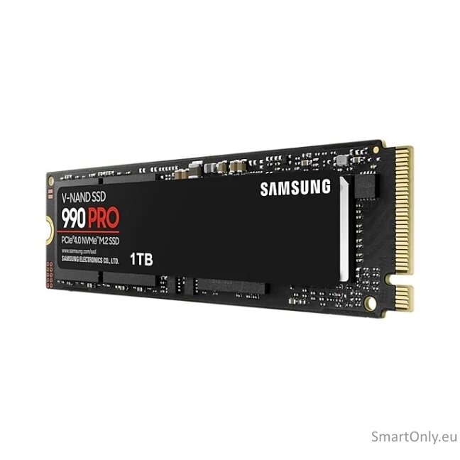 Samsung | 990 PRO | 1000 GB | SSD form factor M.2 2280 | Solid-state drive interface PCIe Gen4x4 | Read speed 7450 MB/s | Write speed 6900 MB/s 2