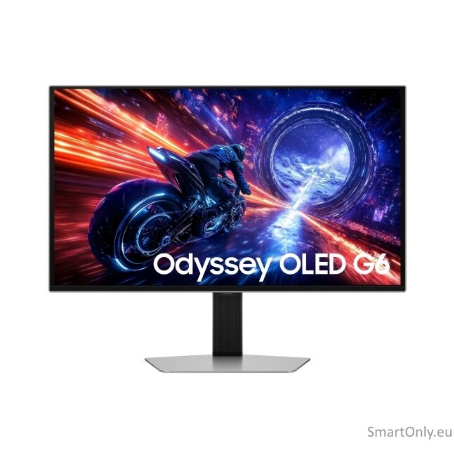 Samsung | LS27FG602SUXEN | 27 " | OLED | QHD | 16:9 | 500 Hz | 0.03 ms | 2560 x 1440 pixels | 300 cd/m² | HDMI ports quantity 2 | Silver 1 Samsung | LS27FG602SUXEN | 27 " | OLED | QHD | 16:9 | 500 Hz | 0.03 ms | 2560 x 1440 pixels | 300 cd/m² | HDMI ports quantity 2 | Silver 1
