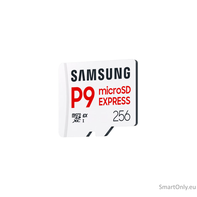 Samsung P9 Express | MicroSD Card | 256 GB | microSDXC | Flash memory class U3, V30, A1 1